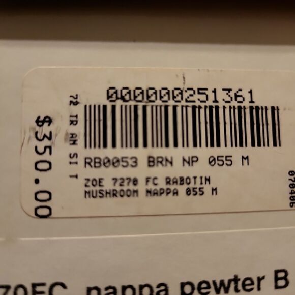 Thierry rabotin-appa pewter b made in Italy the softest buttery leather sz.35.5 - Picture 6 of 9